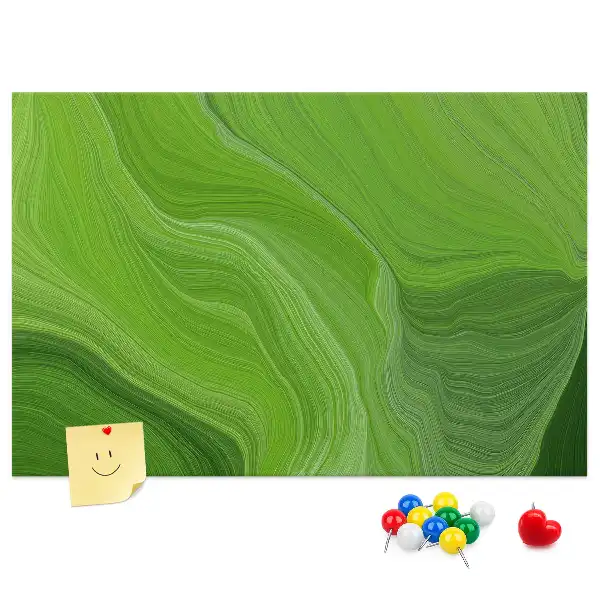 Printed Cork Board Modern waves