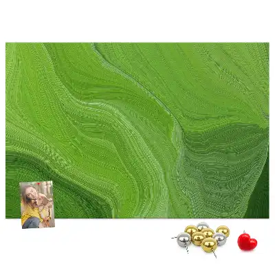 Printed Cork Board Modern waves