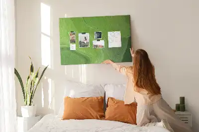 Modern Waves Printed Cork Board