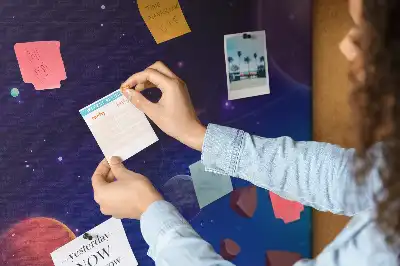 Galaxy planets cork memo board