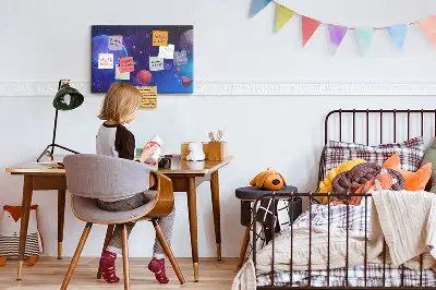Galaxy planets cork memo board