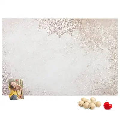 Decorative Pattern Cork Memo Board