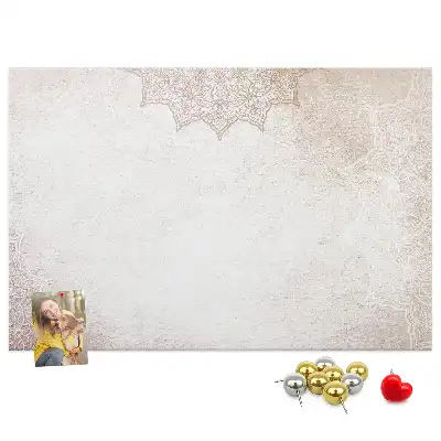 Decorative Pattern Cork Memo Board