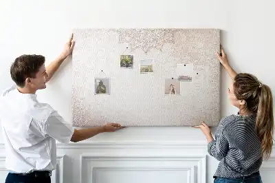 Decorative Pattern Cork Memo Board