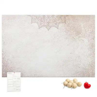 Decorative Pattern Cork Memo Board