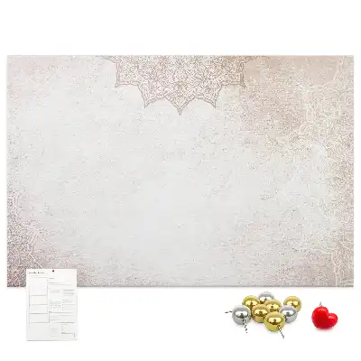 Decorative Pattern Cork Memo Board