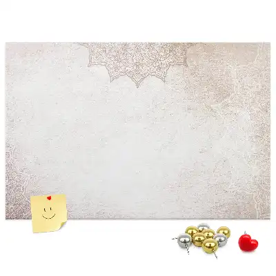 Decorative Pattern Cork Memo Board