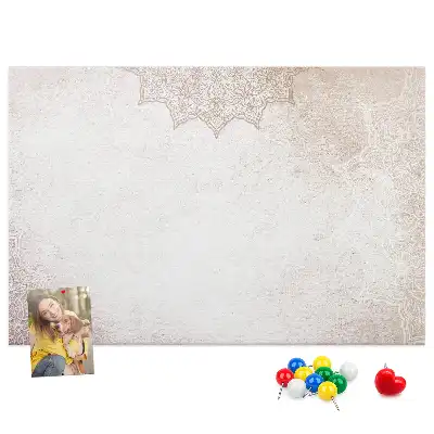 Cork memo board Decorative pattern