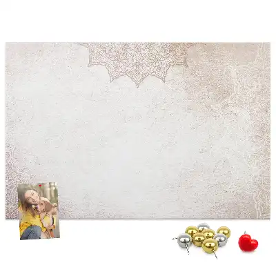 Decorative Pattern Cork Memo Board