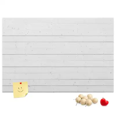 Printed Cork Memo Board with Wooden Panels Pattern