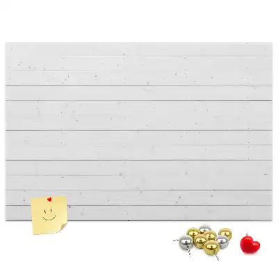 Printed Cork Memo Board with Wooden Panels Pattern