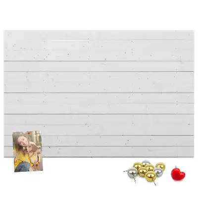 Printed Cork Memo Board with Wooden Panels Pattern