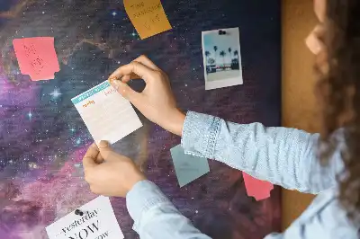 Galaxy World Printed Cork Board