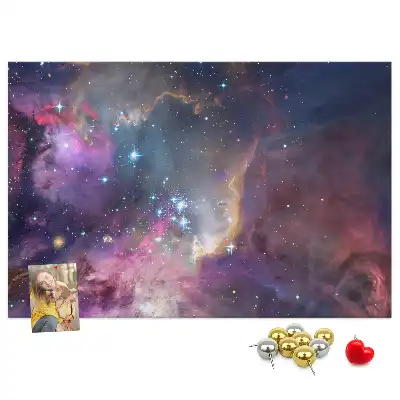 Galaxy World Printed Cork Board