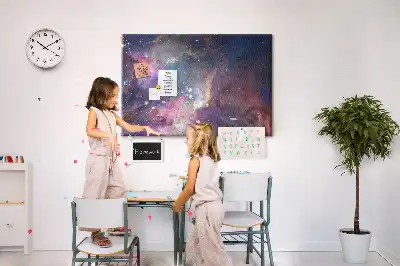 Galaxy World Printed Cork Board