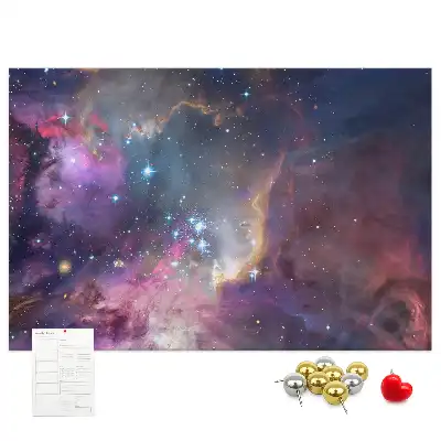 Galaxy World Printed Cork Board
