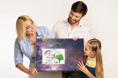 Galaxy World Printed Cork Board
