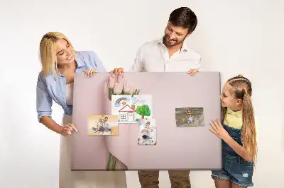 Printed Cork Memo Board in Flower Bouquet Design
