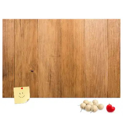Cork memo board with wooden frame