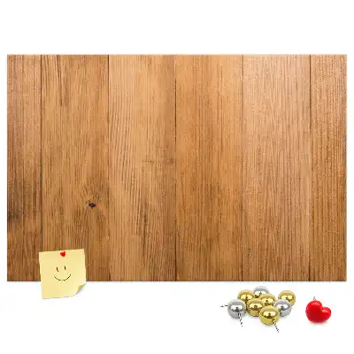 Cork memo board with wooden frame