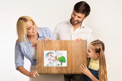 Cork memo board with wooden frame