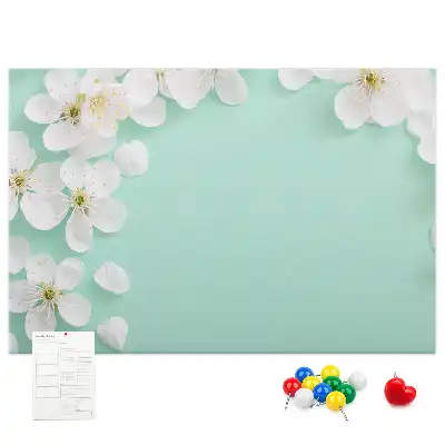 Blooming Daisies Printed Cork Board