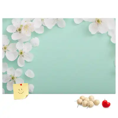 Blooming Daisies Printed Cork Board