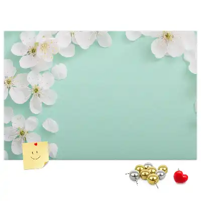 Blooming Daisies Printed Cork Board