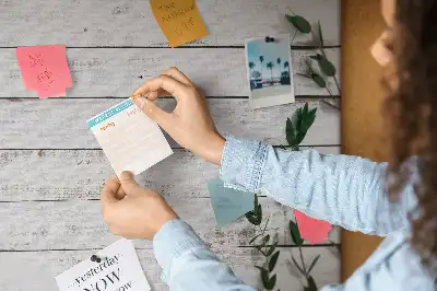 Printed Cork Memo Board Wooden boards