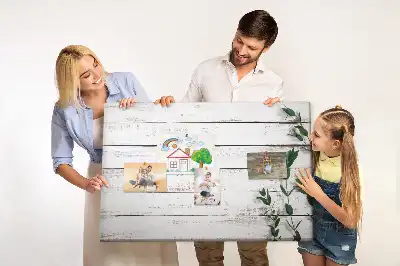 Printed Cork Memo Board Wooden boards