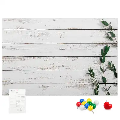Printed Cork Memo Board with Wooden Frame