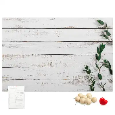 Printed Cork Memo Board with Wooden Frame