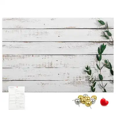 Printed Cork Memo Board with Wooden Frame