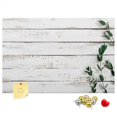 Printed Cork Memo Board with Wooden Frame