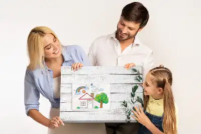 Printed Cork Memo Board with Wooden Frame