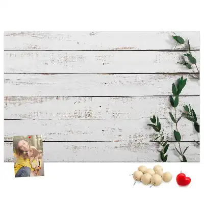 Printed Cork Memo Board with Wooden Frame