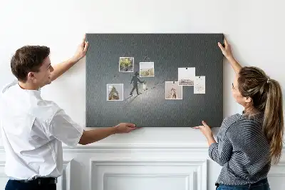 Printed Cork Memo Board Wanderer in the dark