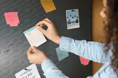 Printed Cork Memo Board Wanderer in the dark