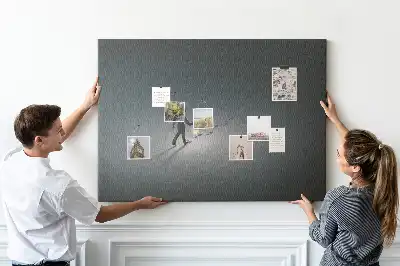 Printed Cork Memo Board Wanderer in the dark
