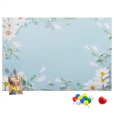 Printed Floral Cork Board