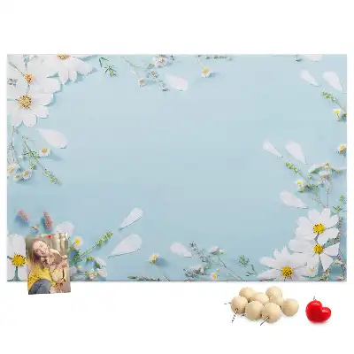 Printed Floral Cork Board