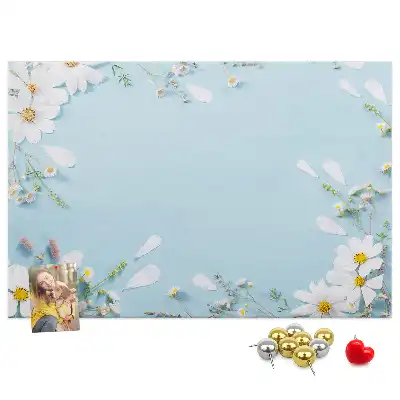 Printed Floral Cork Board