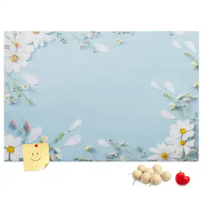 Printed Floral Cork Board