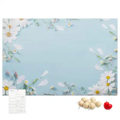 Printed Floral Cork Board