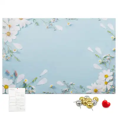 Printed Floral Cork Board
