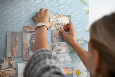 Printed Floral Cork Board
