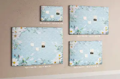 Printed Floral Cork Board