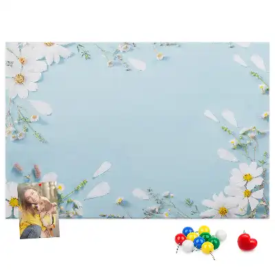 Printed Floral Cork Board