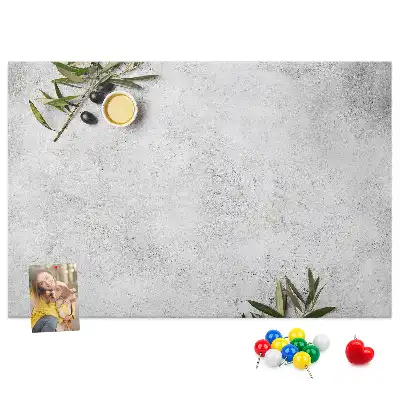 Minimalist Olives Printed Cork Memo Board