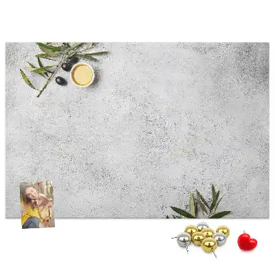 Minimalist Olives Printed Cork Memo Board